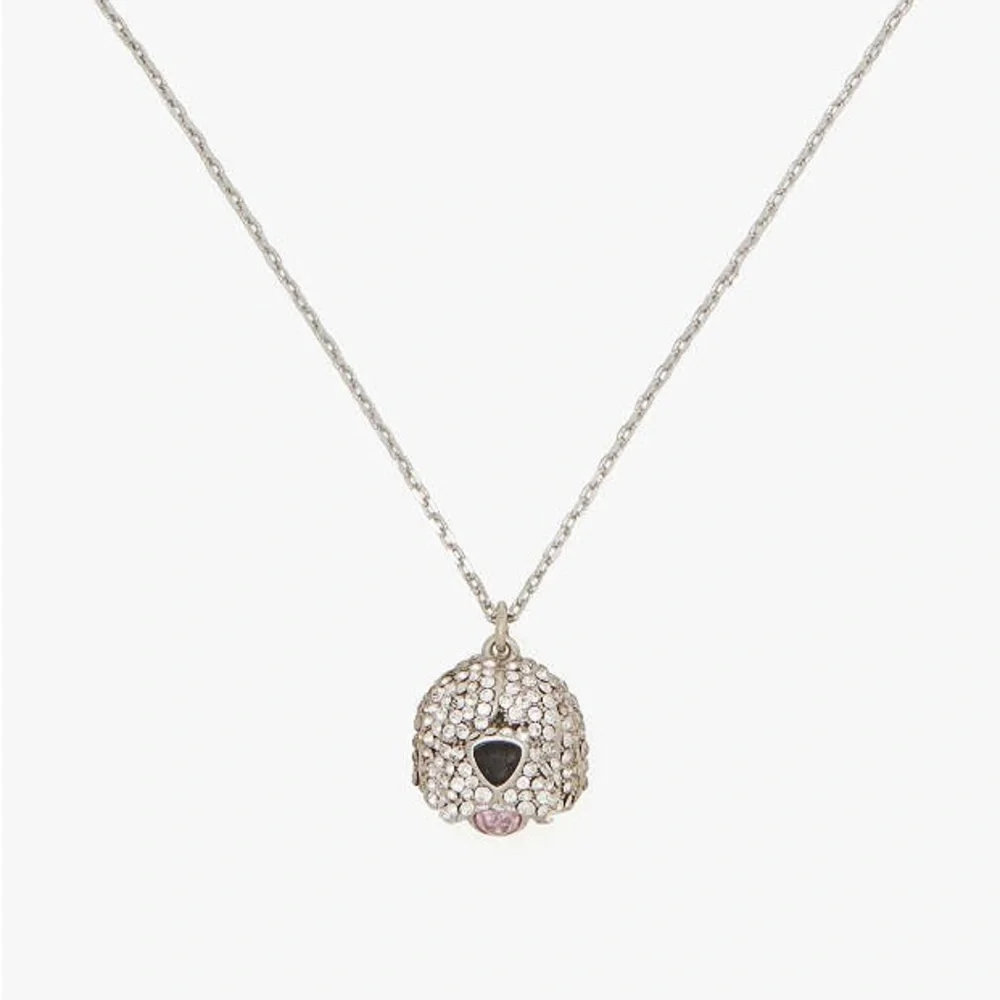 NWT! kate spade Best In Show Mini Sheep Dog Pendant